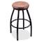 Holland Bar Stool Co 30" Swivel Bar Stool, Black Wrinkle, Med Maple Seat 80230BWMedMpl - alternate 3
